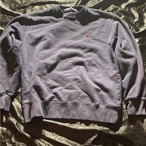 Vintage Navy Blue Polo Sweatshirt